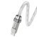 USB-C кабель HOCO U113 100W Type-C - Type-C СТАЛЕВИЙ
