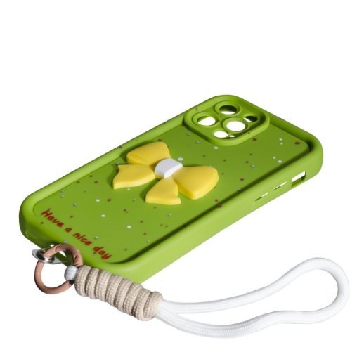 Чохол Lucky Bow Case для Apple iPhone 14 Pro Green