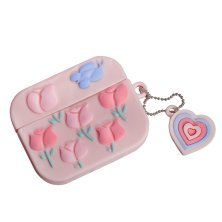 Чохол Fashion для AirPods Pro 2 Flowers Pink