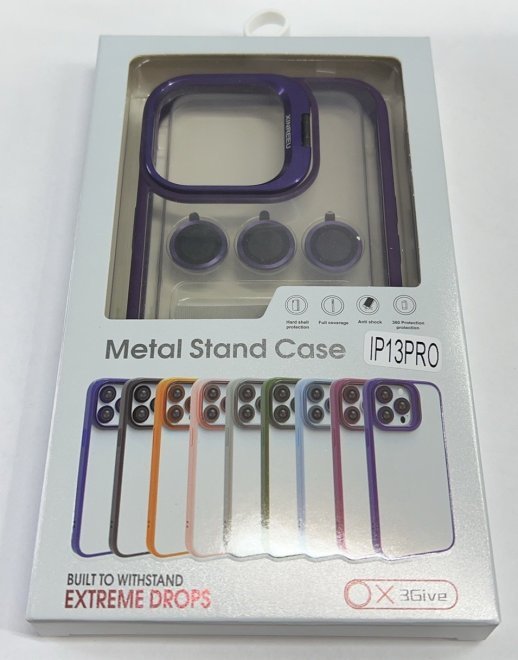 Чехол Metal Stand Case Apple Iphone 13 Pro Orange 2