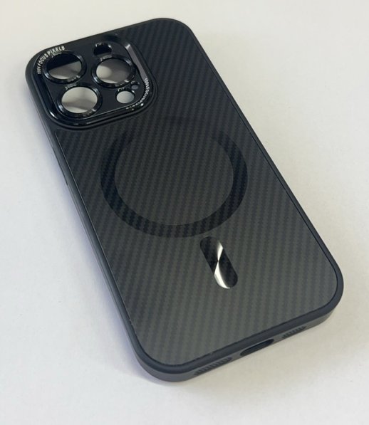 Case Carbone Shield Magsafe  for Apple Iphone 14 ProMax Black