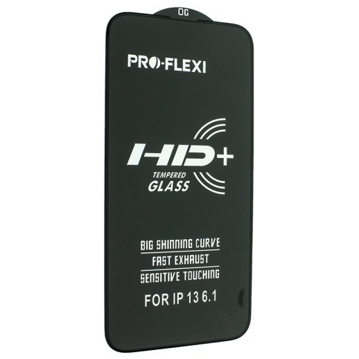 Захисне скло PRO-FLEXI HD+ APPLE iPhone 16E / 14 / 13 / 13 PRO 6.1" ЧОРНИЙ