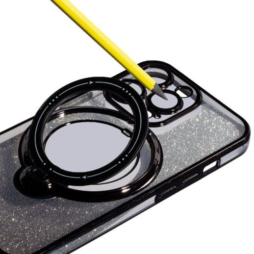 Накладка TPU With Stand для Apple iPhone 15 Pro Black