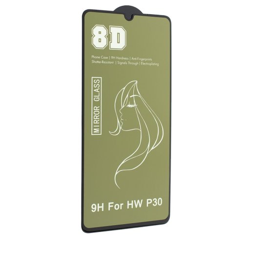 Захисне скло 8D MIRROR HUAWEI P30 2019