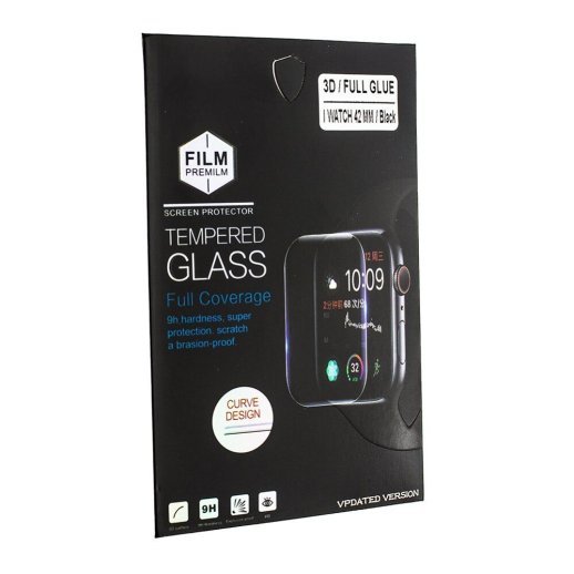 Захисне скло FULL GLUE APPLE WATCH 42MM ЧОРНИЙ