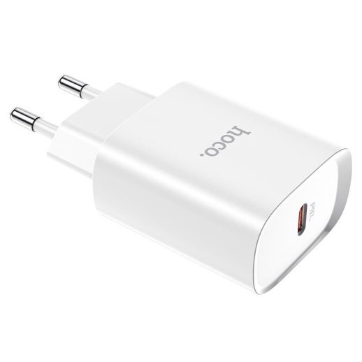 Мережевий зарядний пристрій HOCO N14 PD 20W TYPE-C бiлий