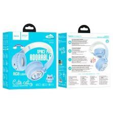 Бездротові повнорозмірні навушники HOCO W50, синій