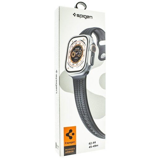 Ремінець силіконовий SPIGEN SP-02 APPLE WATCH 38мм | 40мм | 41мм ЧОРНИЙ
