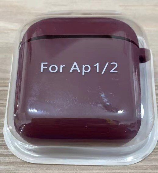 Чохол AirPods 2 Full Case with Microfiber Maroon
