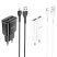 СЗУ HOCO C88A (2USB/2.4A) + microUSB (12pc) (черный)
