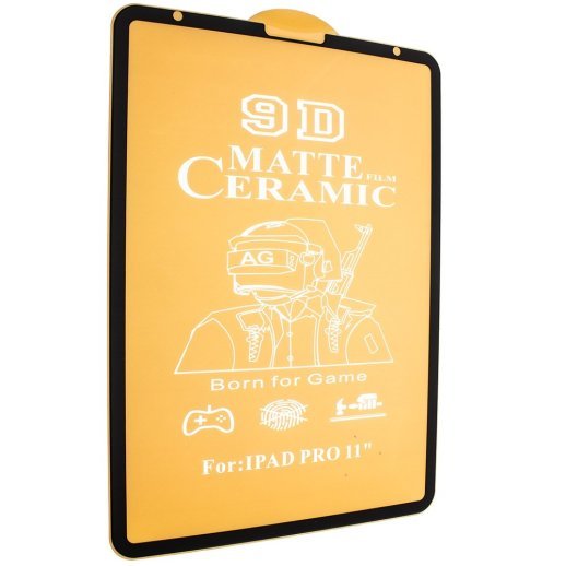 CERAMICS FILM 9D МАТОВЕ APPLE IPAD PRO 11" (2021) ЧОРНИЙ