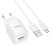 Мережевий зарядний пристрій HOCO C145A USB QC3.0 + кабель USB - MICRO, БІЛИЙ