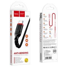 USB кабель HOCO X59 USB - Type-C 1м, чорний