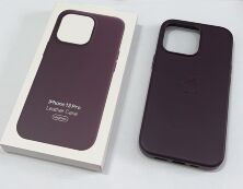 Чохол Leather Case Apple Iphone 13 Pro  MagSafe Dark Cherry