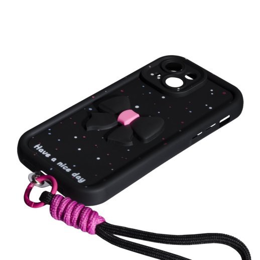 Чохол Lucky Bow Case для Apple iPhone 15 Black
