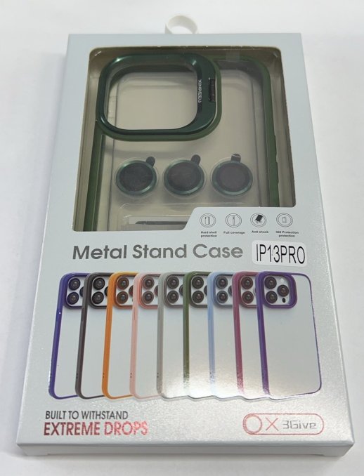 Чехол Metal Stand Case Apple Iphone 13 Pro Blue 3