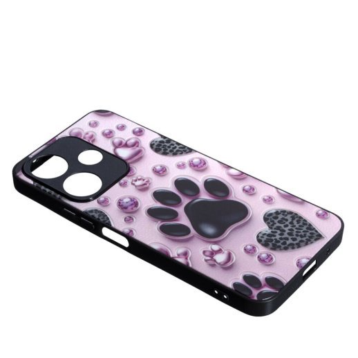 Накладка Fashion Mix для Xiaomi Redmi 13/Poco M6 Pink Paws
