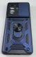 Armor Case With Curtain for Motorola Edge 40 Dark Blue