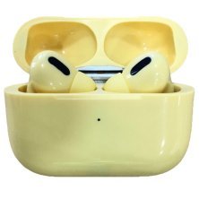 Бездротові навушники WUW R132 TWS Wireless earbuds ЖОВТИЙ (40)