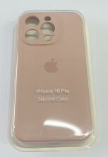 Чехол Silicone Case Copy Apple iPhone 16 Pro Square Pink Sand 15