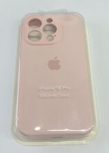 Чехол Silicone Case Copy Apple iPhone 16 Pro Square Pink Sand 15