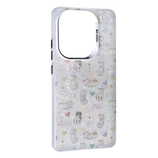 Накладка Soft Milky для Xiaomi Redmi Note 13 Pro (4G)/ Note 14 S /Poco M6 Pro (4G) Love cat