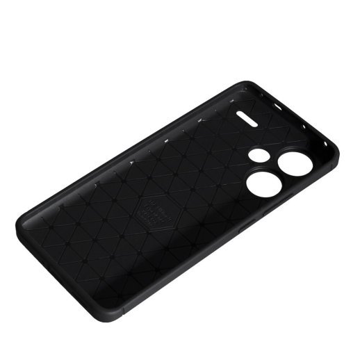 Накладка Tpu Carbon для Xiaomi Redmi Note 13 Pro Plus (5G) Black