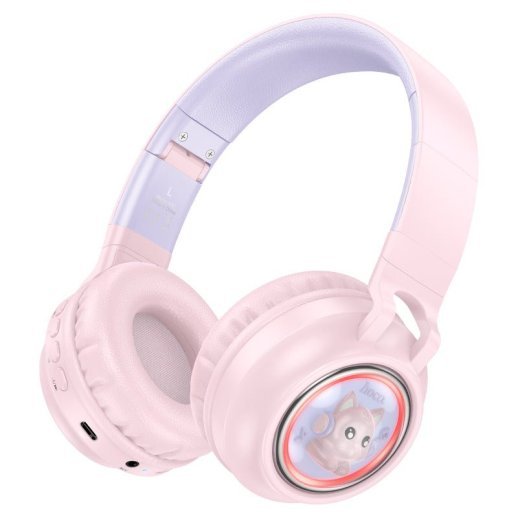 Бездротові повнорозмірні навушники HOCO W50, рожевий