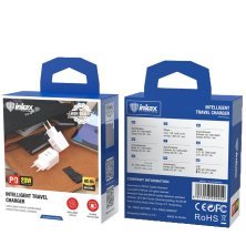 Мережевий зарядний пристрій INKAX HC-04 PD 3.1A 20W