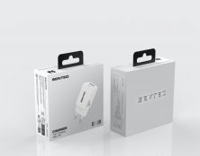 Сетевое Зарядное Устройство Senteo S-03 1USB-C+1USB-A PD 20W/18W QC3.0