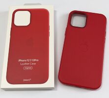 Чохол Leather Case Apple Iphone 12 / 12 Pro MagSafe Clay