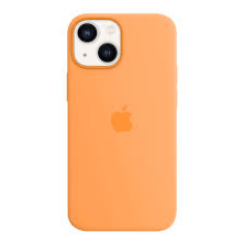 Silicone Case Original With MagSafe and Splash Screen Apple iPhone 13 Mini Marigold