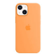 Silicone Case Original With MagSafe and Splash Screen Apple iPhone 13 Mini Marigold