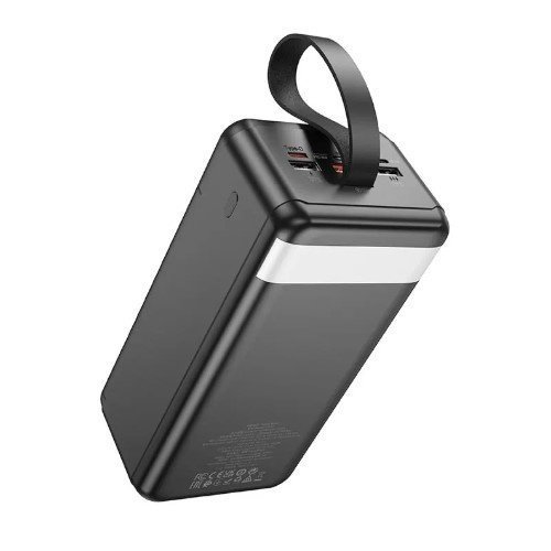 Power Bank HOCO J123C Element 22.5W+PD20W fully compatible power bank with digital display 60000 mAh чорний