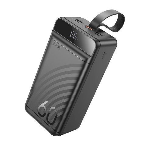 Power Bank HOCO J123C Element 22.5W+PD20W fully compatible power bank with digital display 60000 mAh чорний