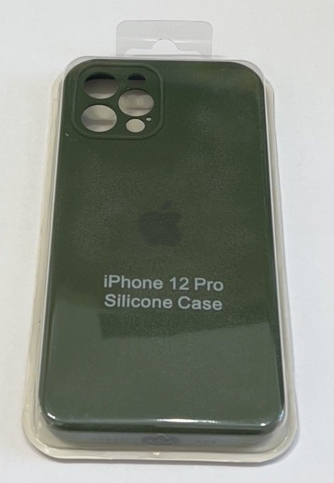 Чохол Silicone Case Copy Apple iPhone 12 Pro Square Army Green, 18