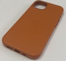 Чохол Leather Case Apple Iphone 13 Pro  MagSafe Golden Brown