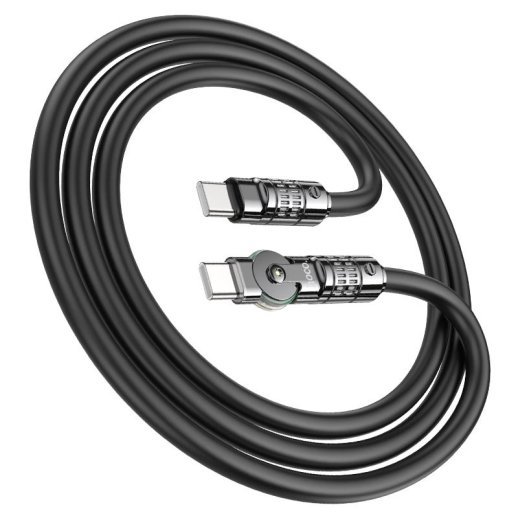 USB-C кабель HOCO U118 60W Type-C - Type-C ЧОРНИЙ