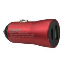 Автомобільний зарядний пристрій DENMEN DZ10 3.1A 2 PORT 18W, QC3.0+PD
