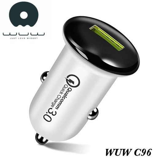 Автомобільний зарядний пристрій WUW C96 QC 3.0 ЧОРНИЙ (35)