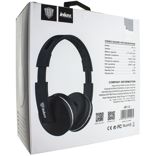 Бездротова гарнітура INKAX HP-13