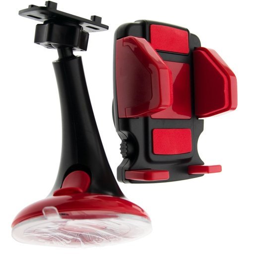 Автомобільний тримач 12HD58 на лобове скло ЧЕРВОНИЙ