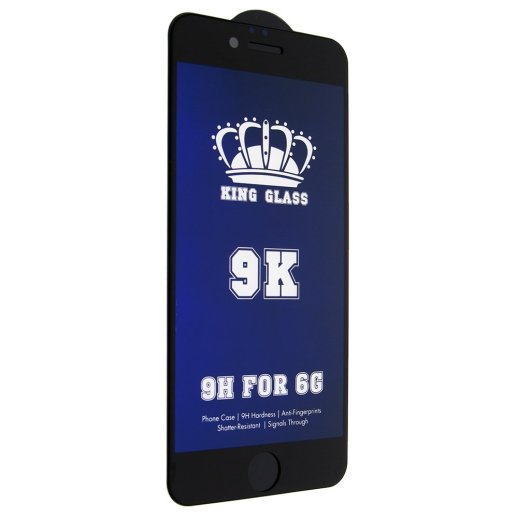 Захисне скло 9K BLUE LIGHT APPLE IPHONE 6 | 6S ЧОРНИЙ