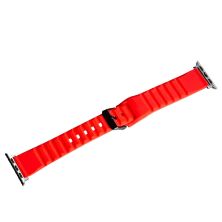 Ремінець Slim Ribbed Band для Apple Watch 42/44/45/49 mm Red