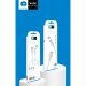 Кабель USB WUW X191 USB - micro USB БІЛИЙ 2A (500)