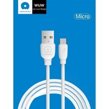 Кабель USB WUW X191 USB - micro USB БІЛИЙ 2A (500)