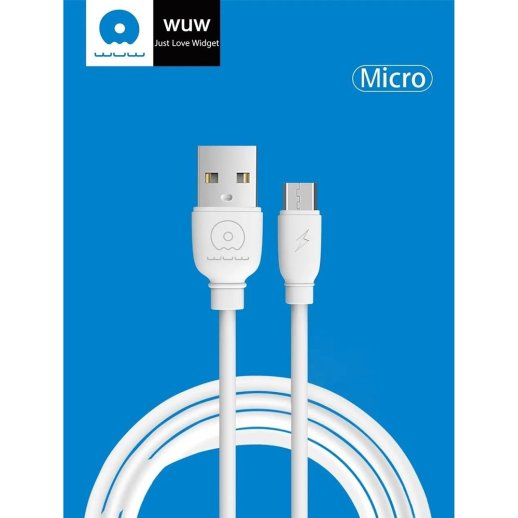 Кабель USB WUW X191 USB - micro USB БІЛИЙ 2A (500)