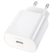 Мережевий зарядний пристрій HOCO N22 Jetta PD 25W TYPE-C бiлий