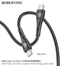USB-C кабель BOROFONE BX98 Superior 60W charging data Type-C to Type-C