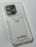 Case Clear Card Holder for Apple Iphone 16 Pro